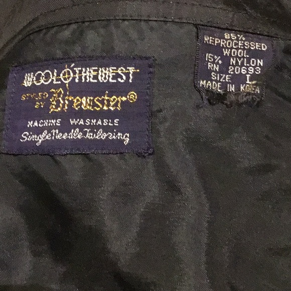 WOOLÓFTHEWEST Red Plaid Shirt by Brewster Size L - Picture 4 of 11